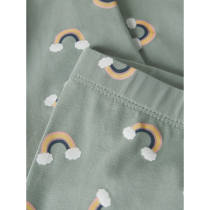 NAME IT Leggings Vivian Green Milieu Rainbow